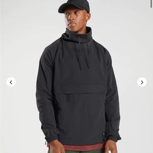 NWOT MENS BLACK ANORAK
